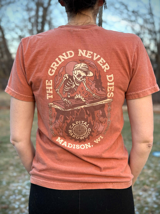 The Grind Never Dies T-Shirt
