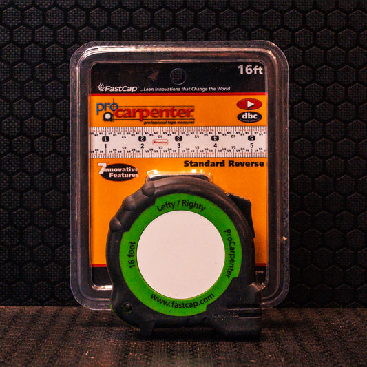 Lefty/Righty PSSR-16 Reverse Read ProCarpenter Tape Measure - FastCap
