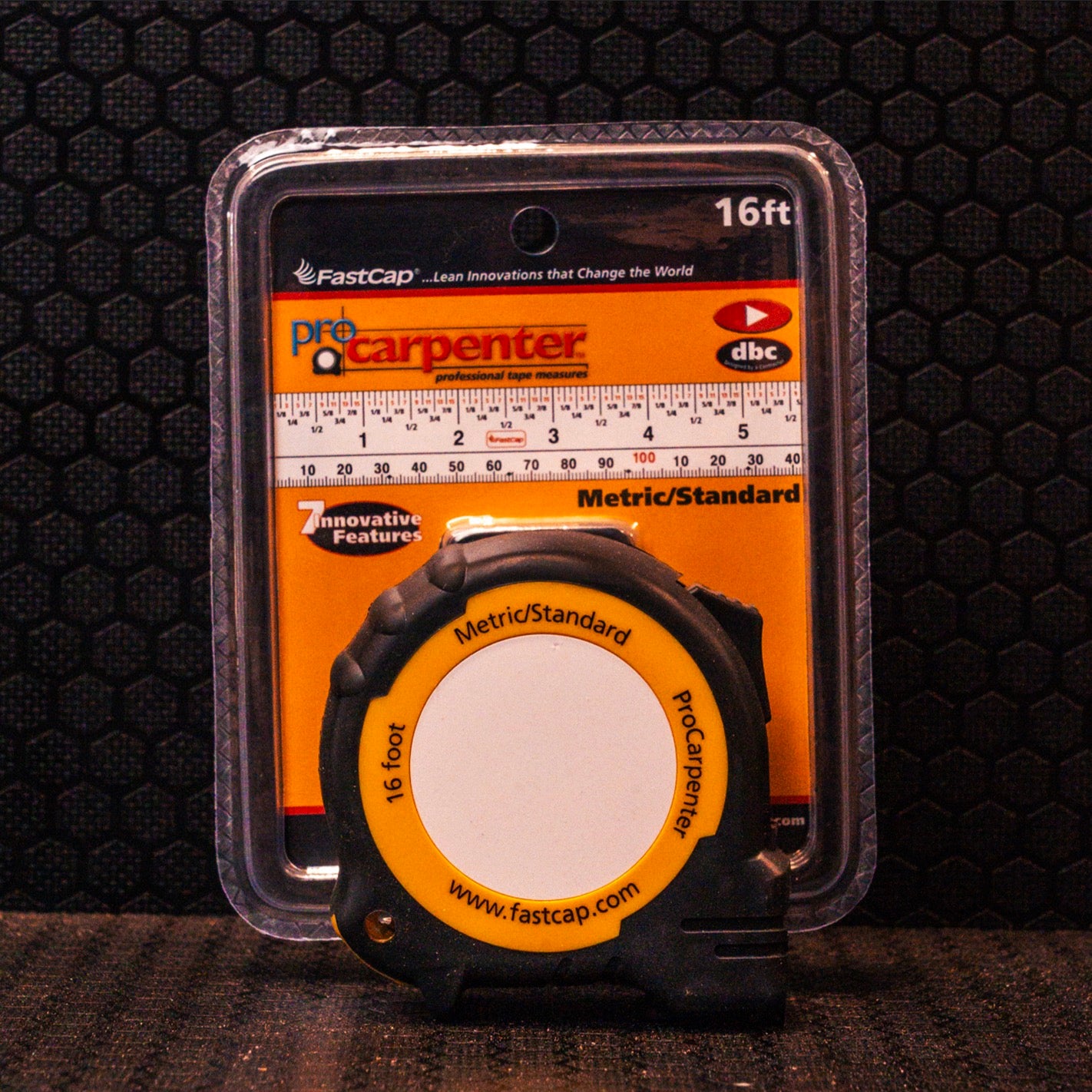 PMS 16' Metric/Standard ProCarpenter Tape Measure - FastCap