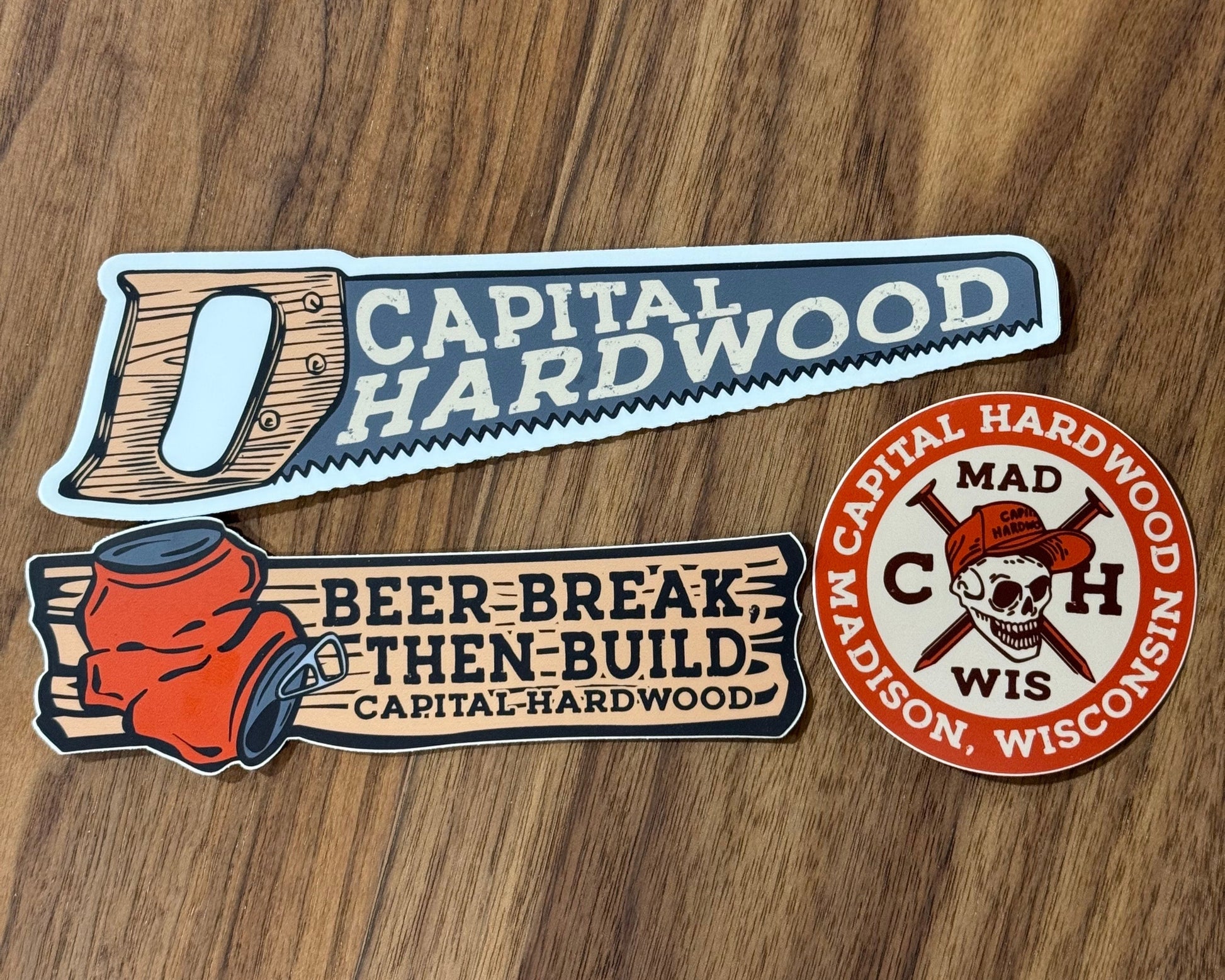 Capital Hardwood Sticker Pack