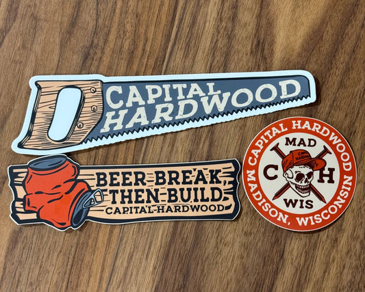 Capital Hardwood Sticker Pack