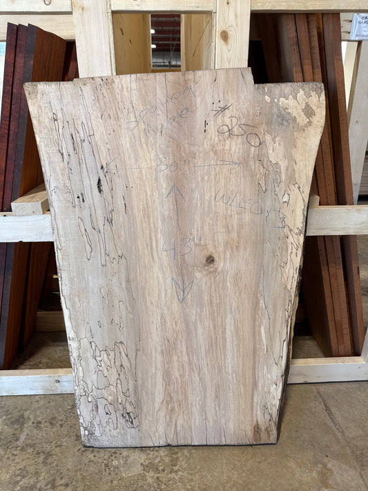 Spalted Maple Slab WLE013