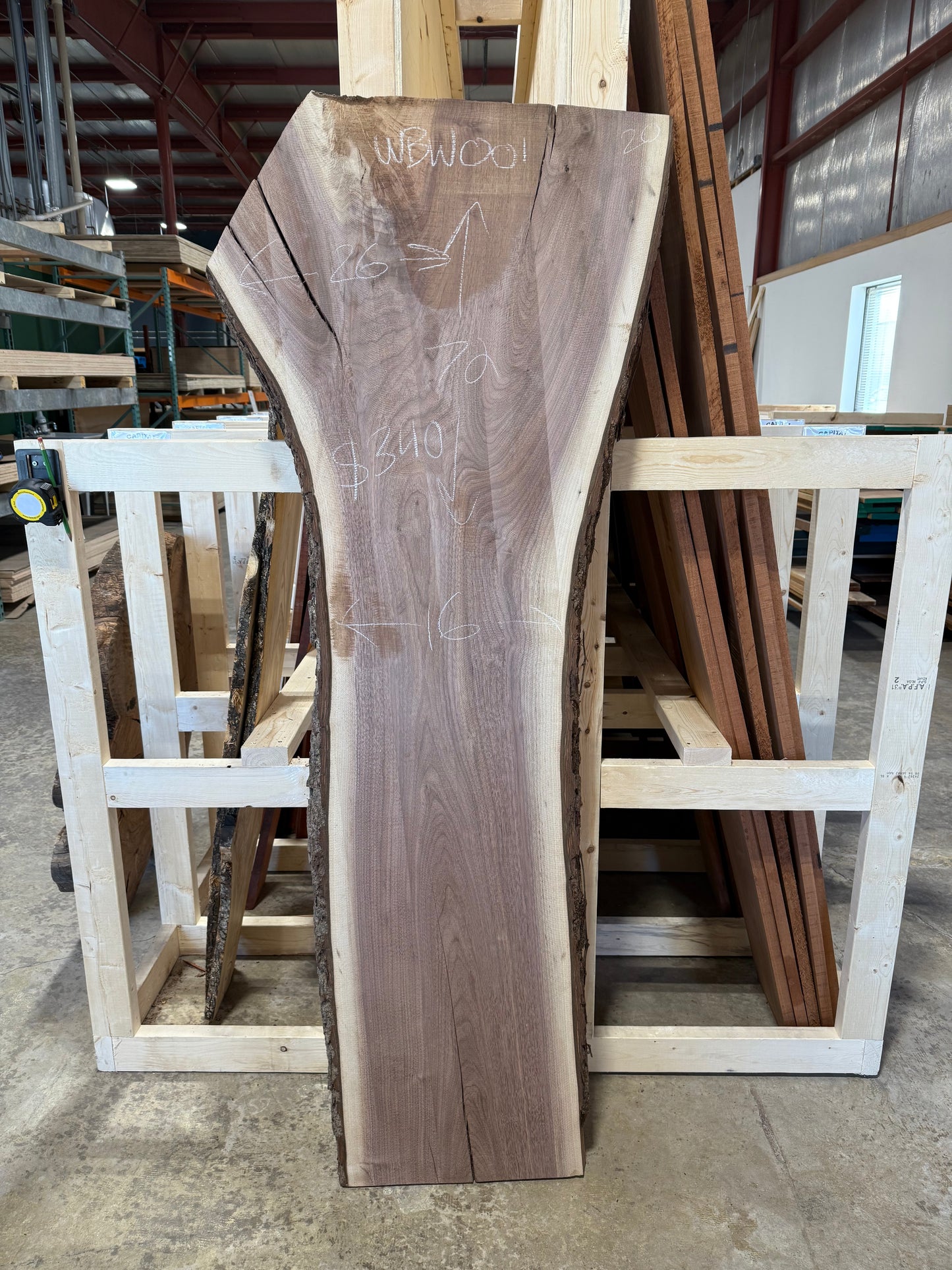 Walnut Slab WBW001