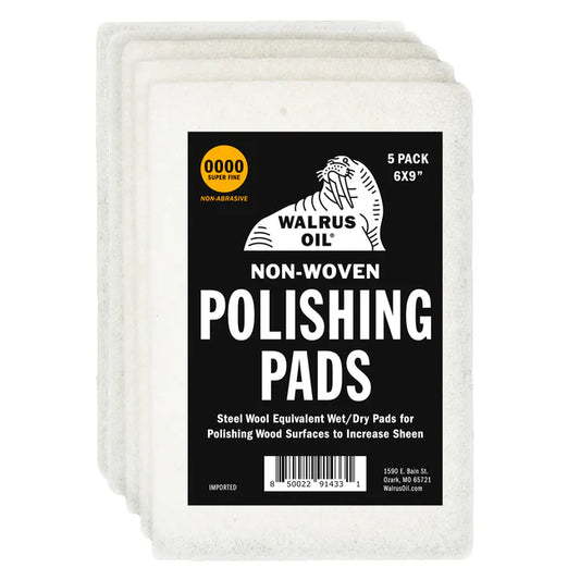Non-Woven Polishing Pads 5pk - Walrus Oil